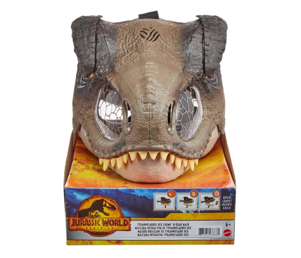 Mattel Jurassic World Maska T-Rex z dźwiekiem - 1034437 - zdjęcie 3
